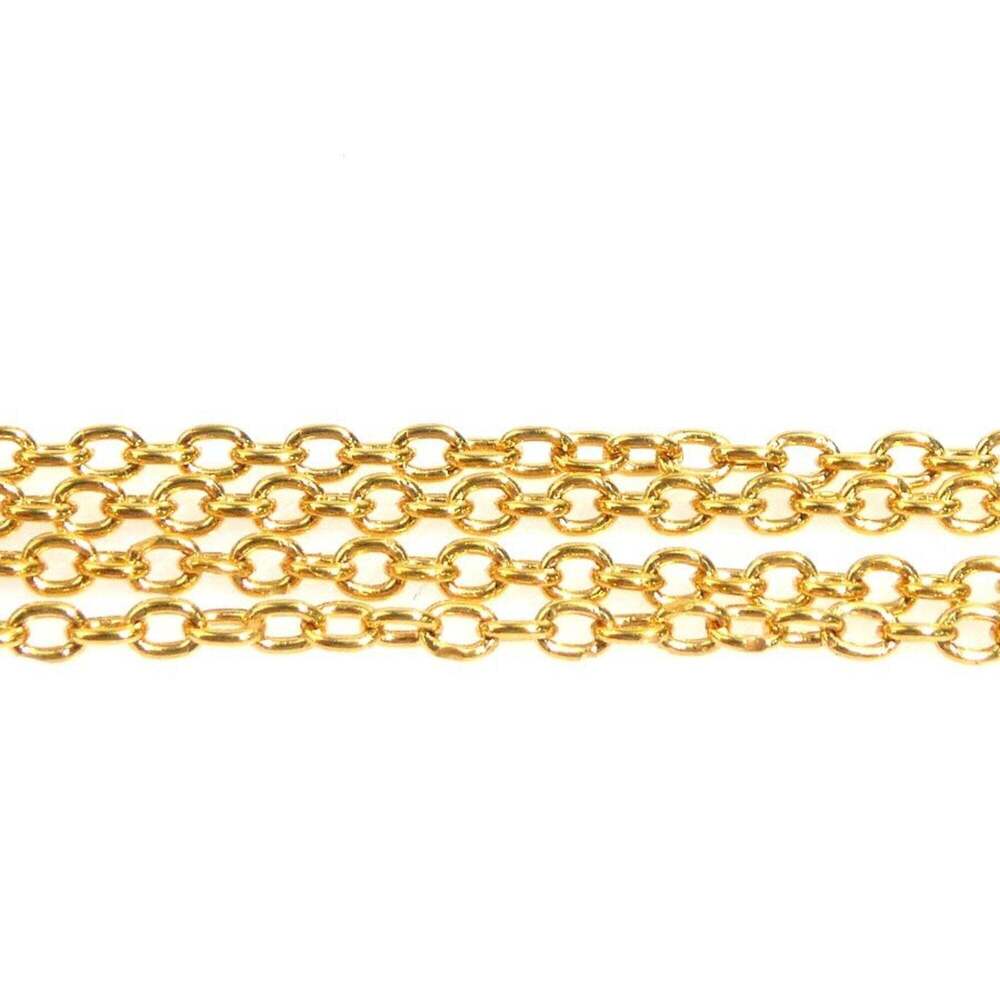 LOUIS VUITTON Gold Necklace - Picture 6 of 11